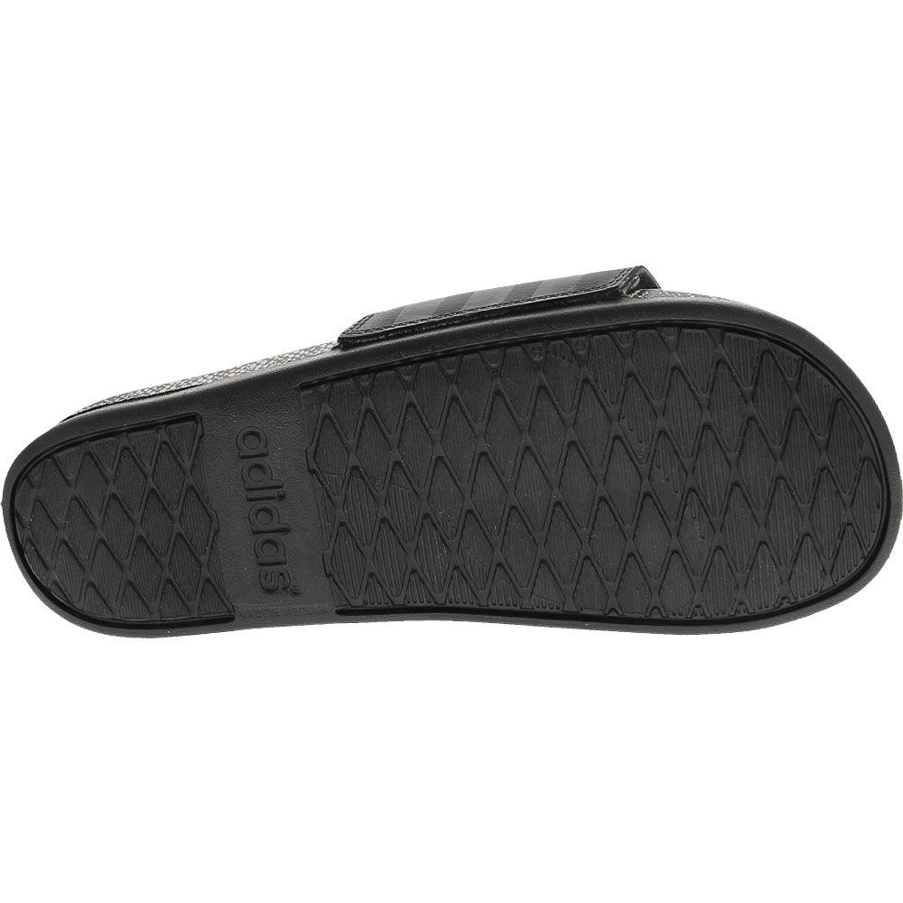 Adidas Adilette Comfort Womens Slide Sandals Black Sole View