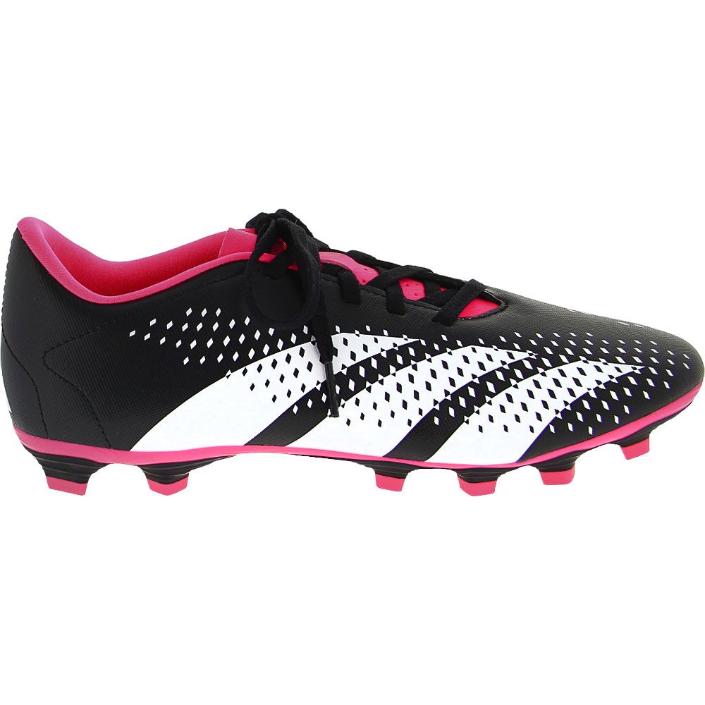 Adidas Predator Accuracy 4 FxG Outdoor Soccer Cleats - Unisex Black White Pink