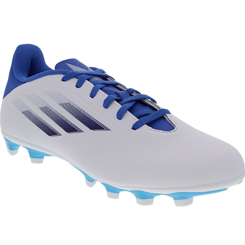 Adidas X SpeedFlow.4 FxG Adult Outdoor Soccer Cleats White Blue