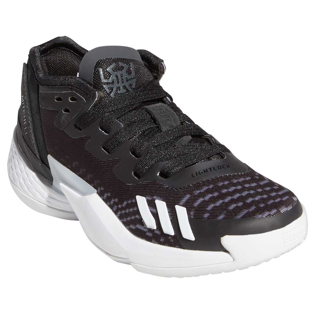 Adidas D.O.N Issue 4 Yth Basketball - Boys Black White