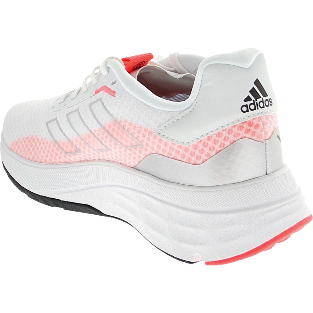 Adidas Speedmotion Running Shoes - Womens White Silver Back View