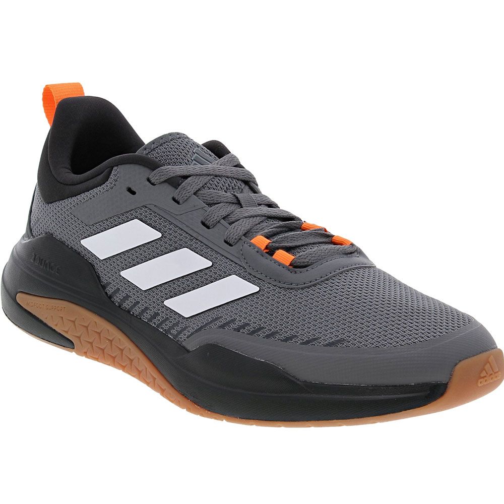 Adidas Dlux Trainer Mens Training Shoes Grey Orange