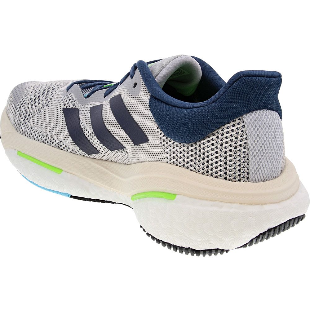 Adidas Solar Glide 5 M Running Shoes - Mens Grey Navy Back View