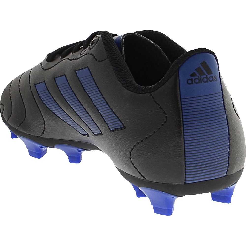 Adidas Goletto 8 Jr Kids Outdoor Soccer Cleats Black Blue Back View