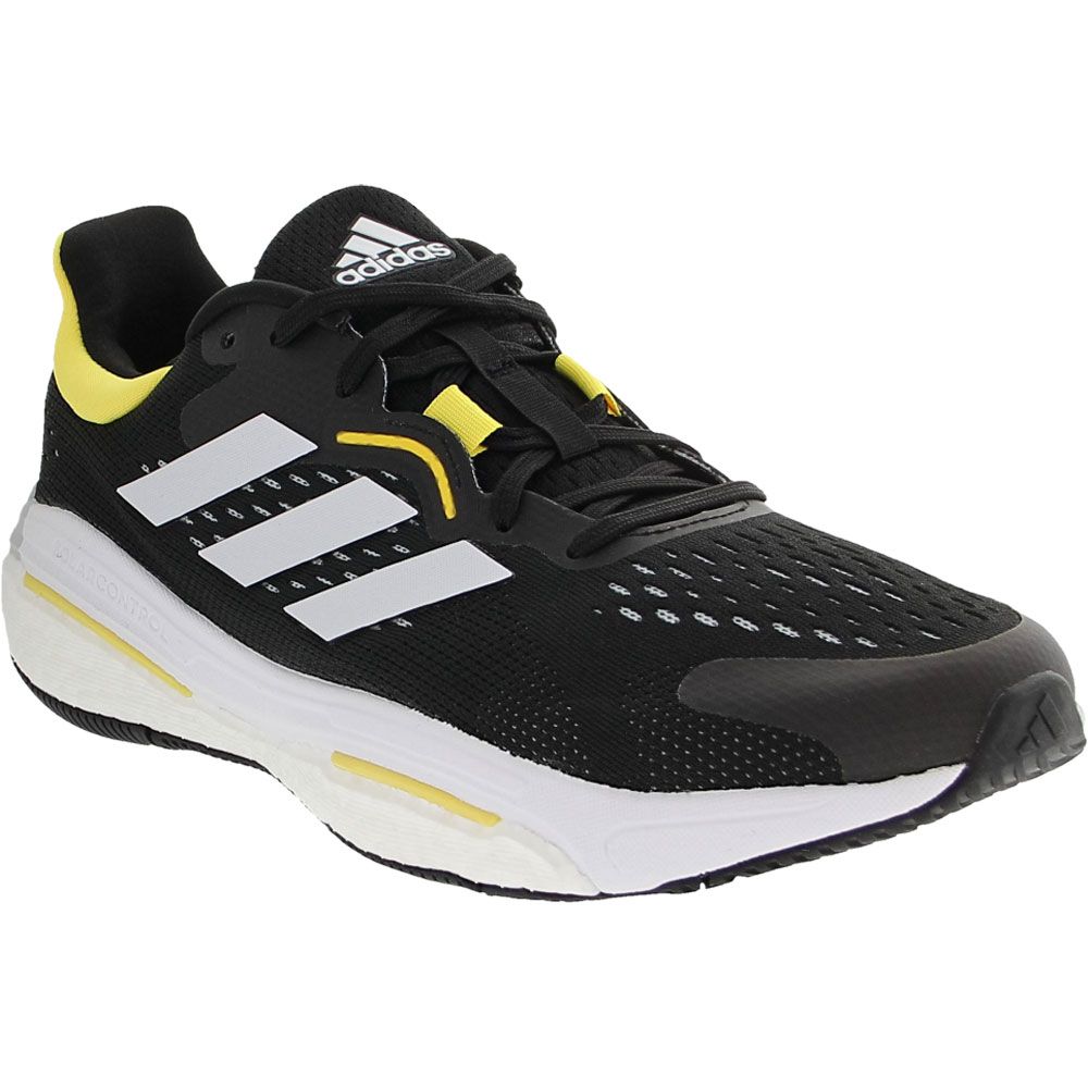 Adidas Solar Control Running Shoes - Mens Black White