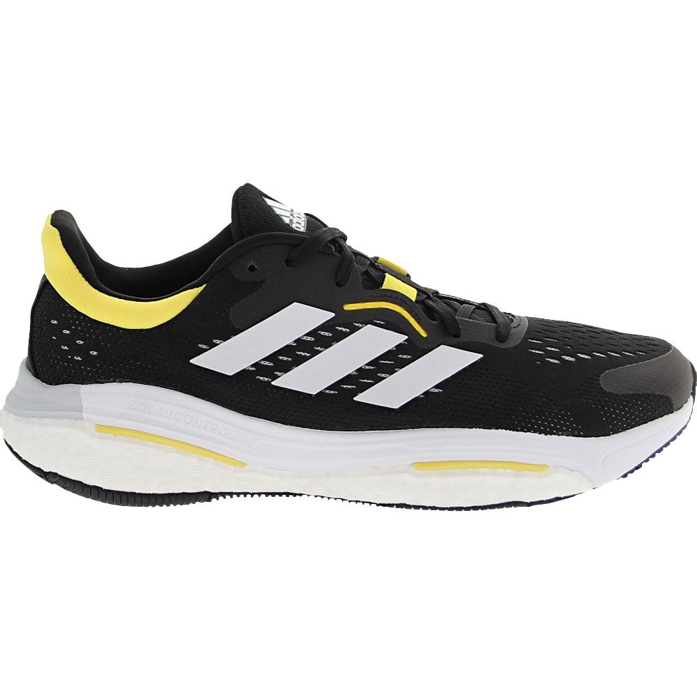Adidas Solar Control Running Shoes - Mens Black White