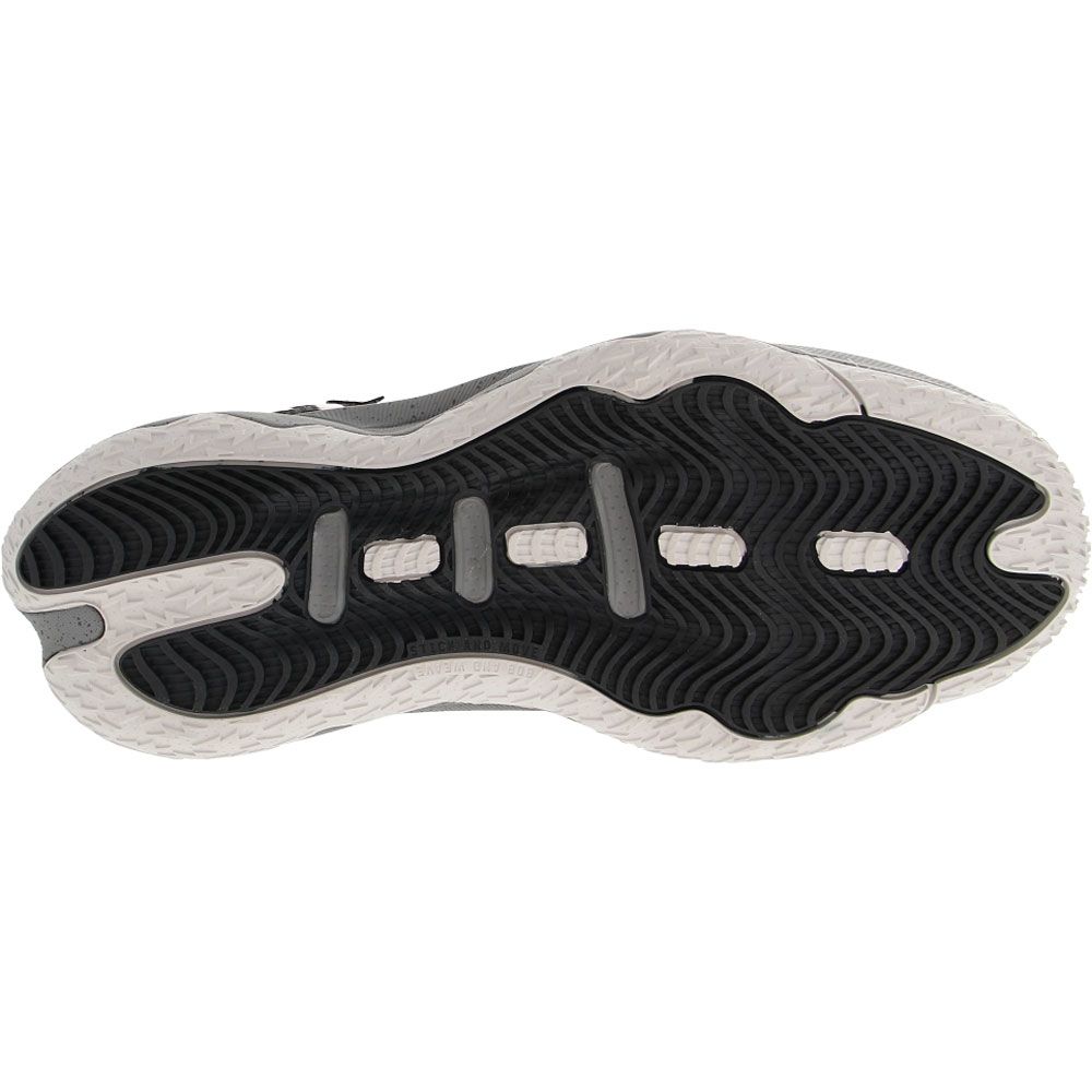 Adidas Dame 8 Basketball Shoes - Mens White Black Sole View