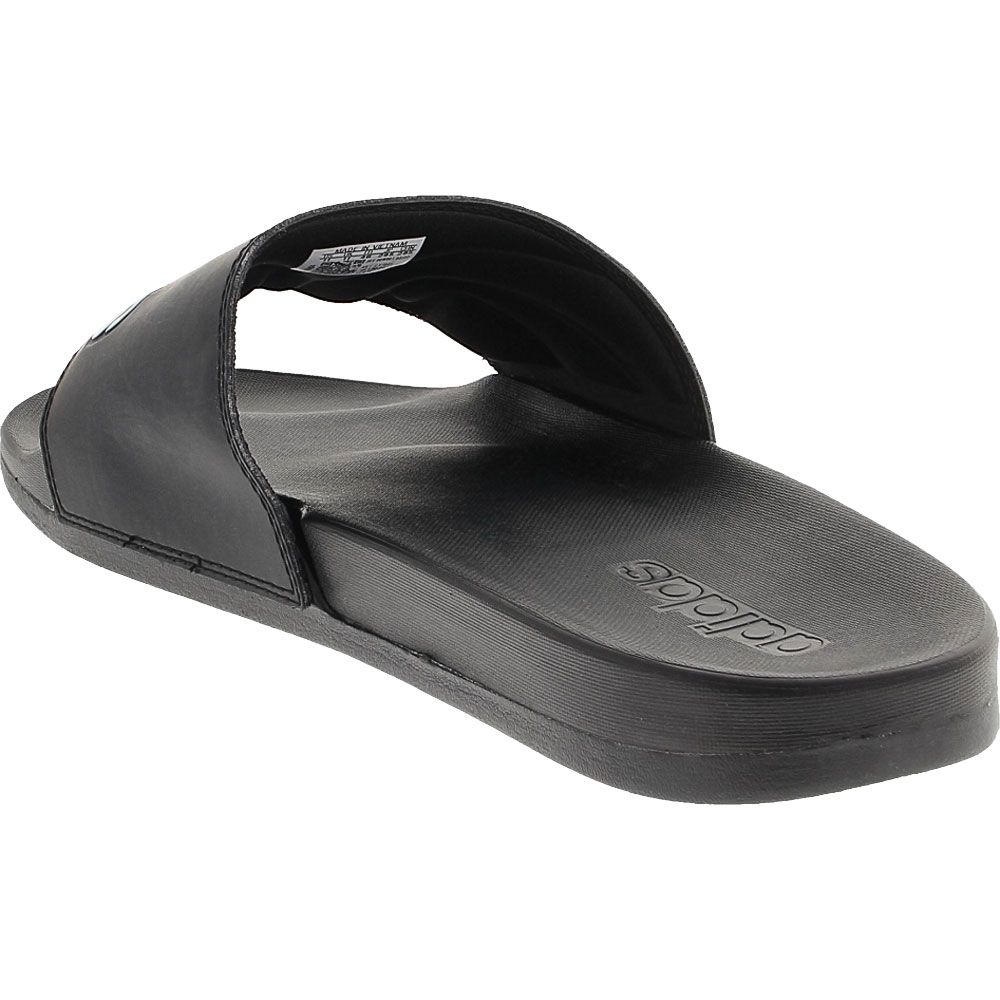 Adidas Adilette Comfort Water Sandals - Mens Black White Black Back View