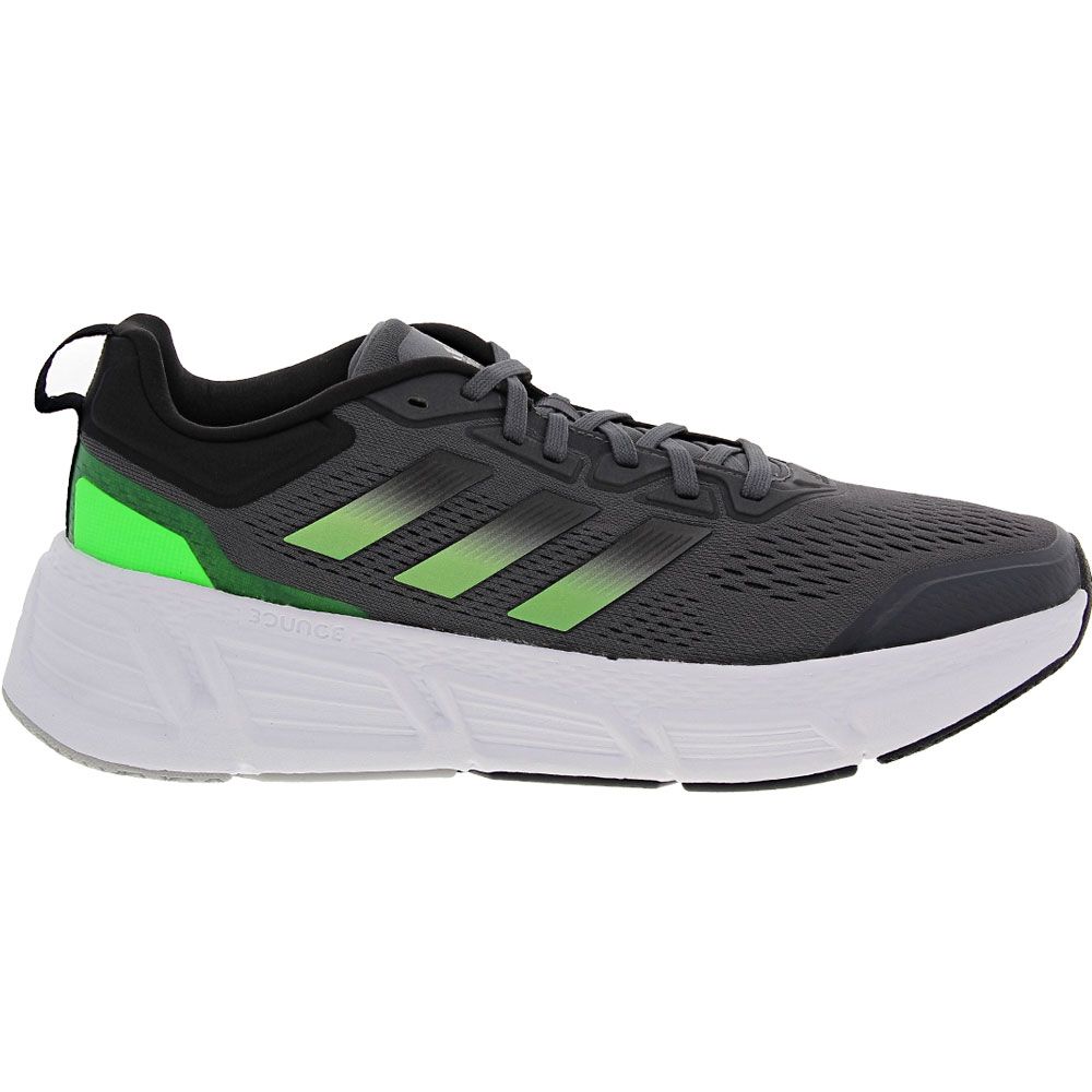 Adidas Questar Running Shoes - Mens Grey Side View