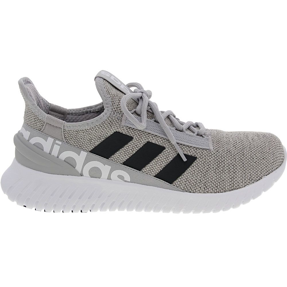 Adidas Kaptir II Running Shoes - Mens Grey Side View