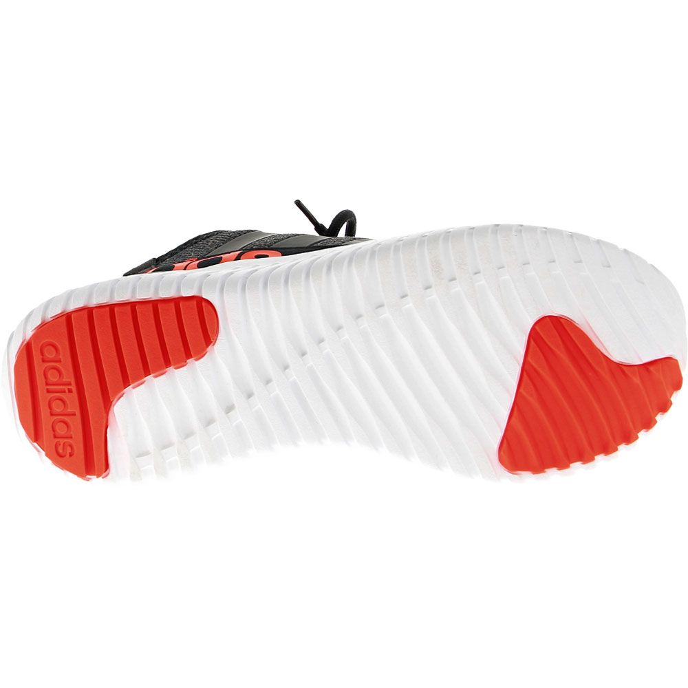 Adidas Kaptir II Running Shoes - Mens Black White Sole View