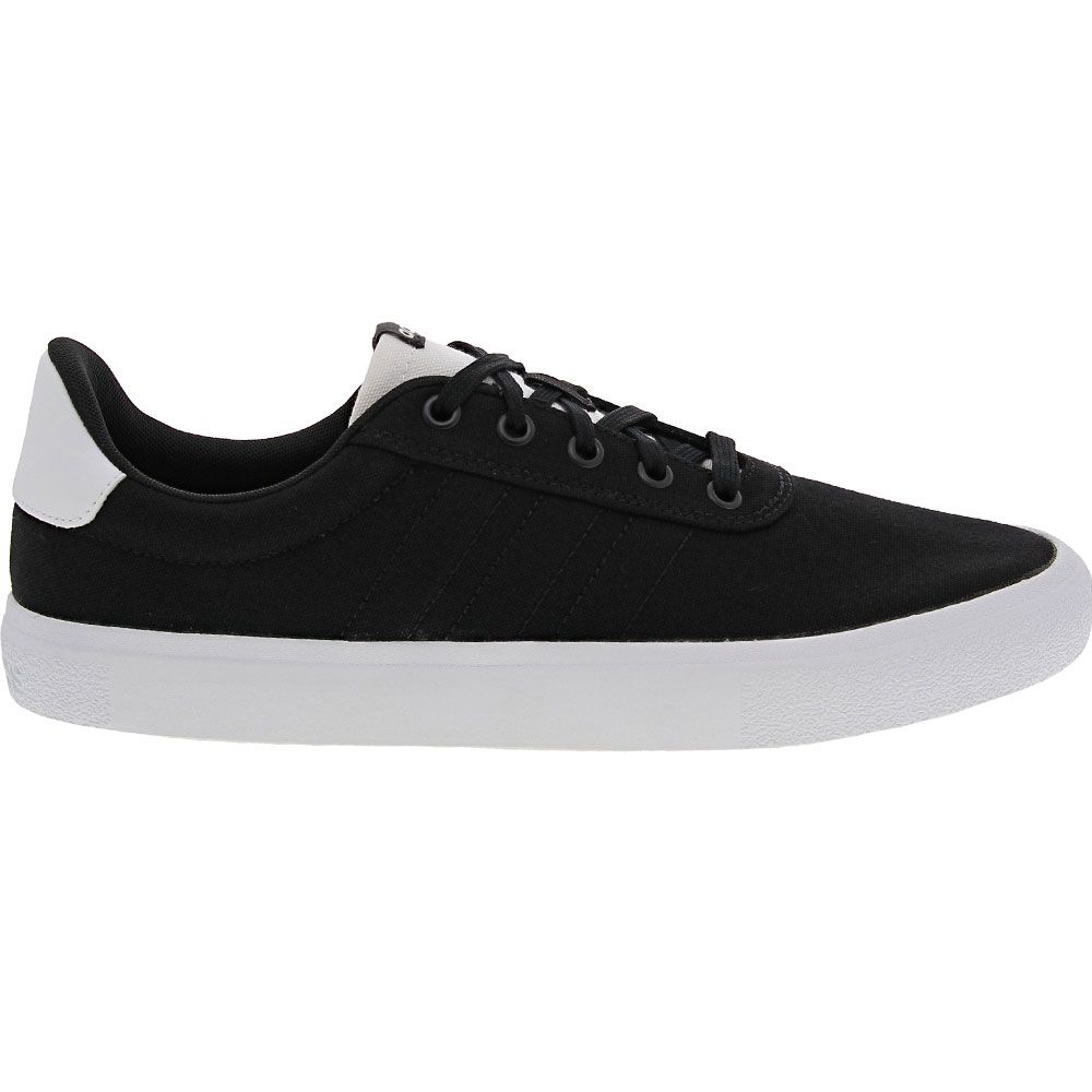 Adidas Vulc Raid3r Lifestyle Shoes - Mens Black White Side View