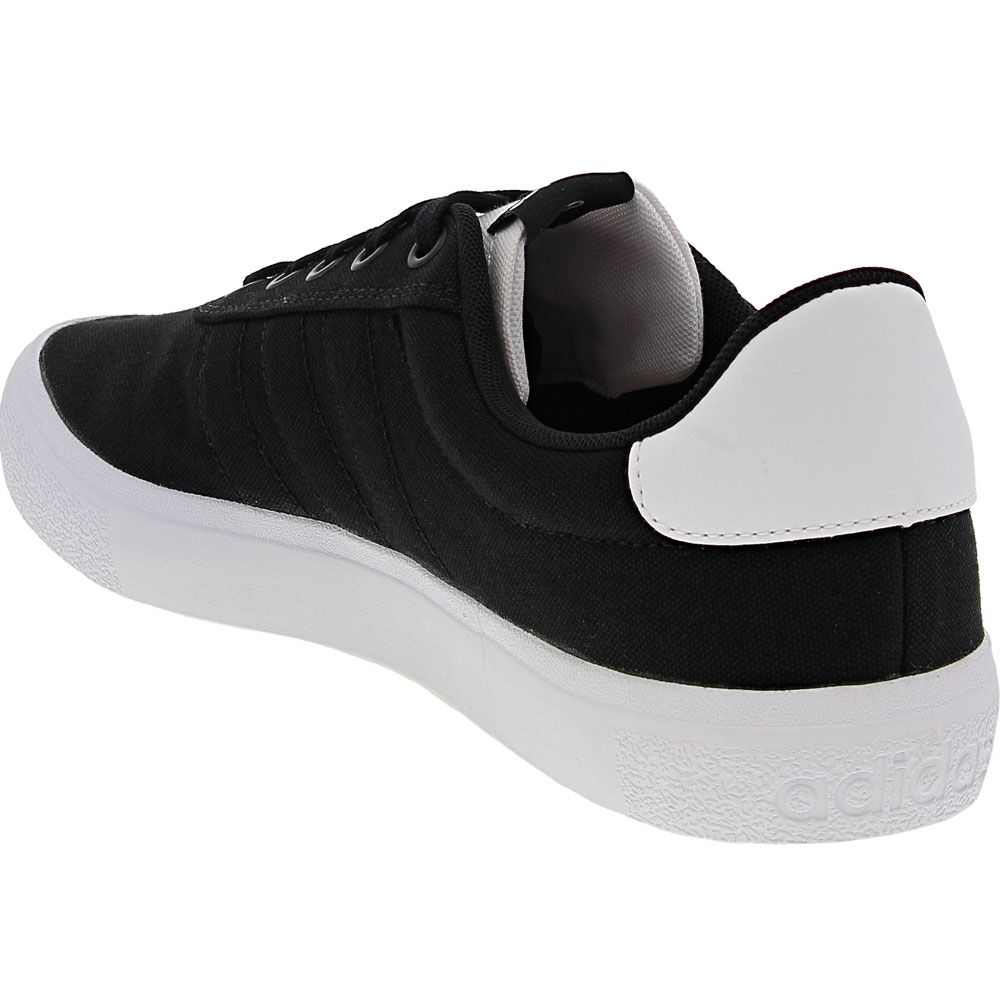 Adidas Vulc Raid3r Lifestyle Shoes - Mens Black White Back View