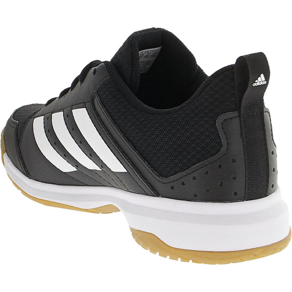 Adidas Ligra 7 Volleyball Shoes - Womens Black White Back View