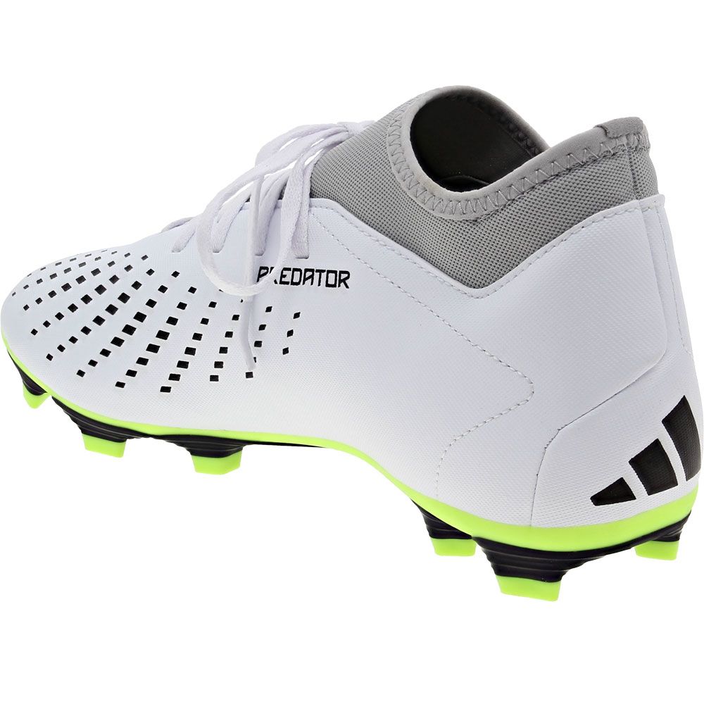 Adidas Predator Accuracy 4 Fx Outdoor Soccer Cleats - Mens White Black Back View
