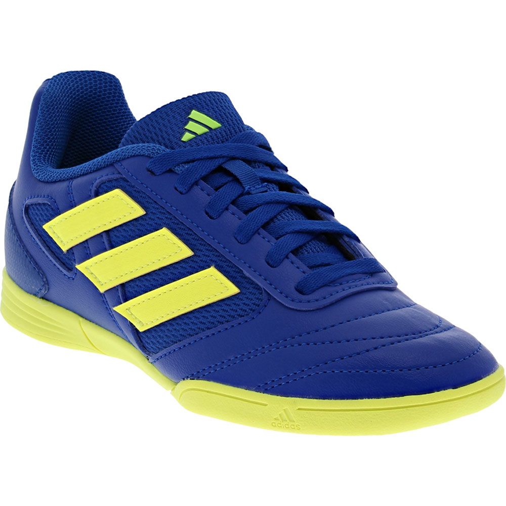 Adidas Supersala 2 Jr Indoor Soccer - Boys Blue Yellow