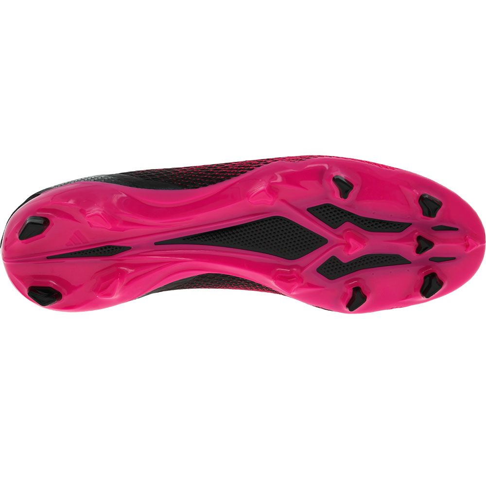 Adidas X Speedportal.3 Firm Ground Soccer Cleats - Unisex Pink Black Sole View