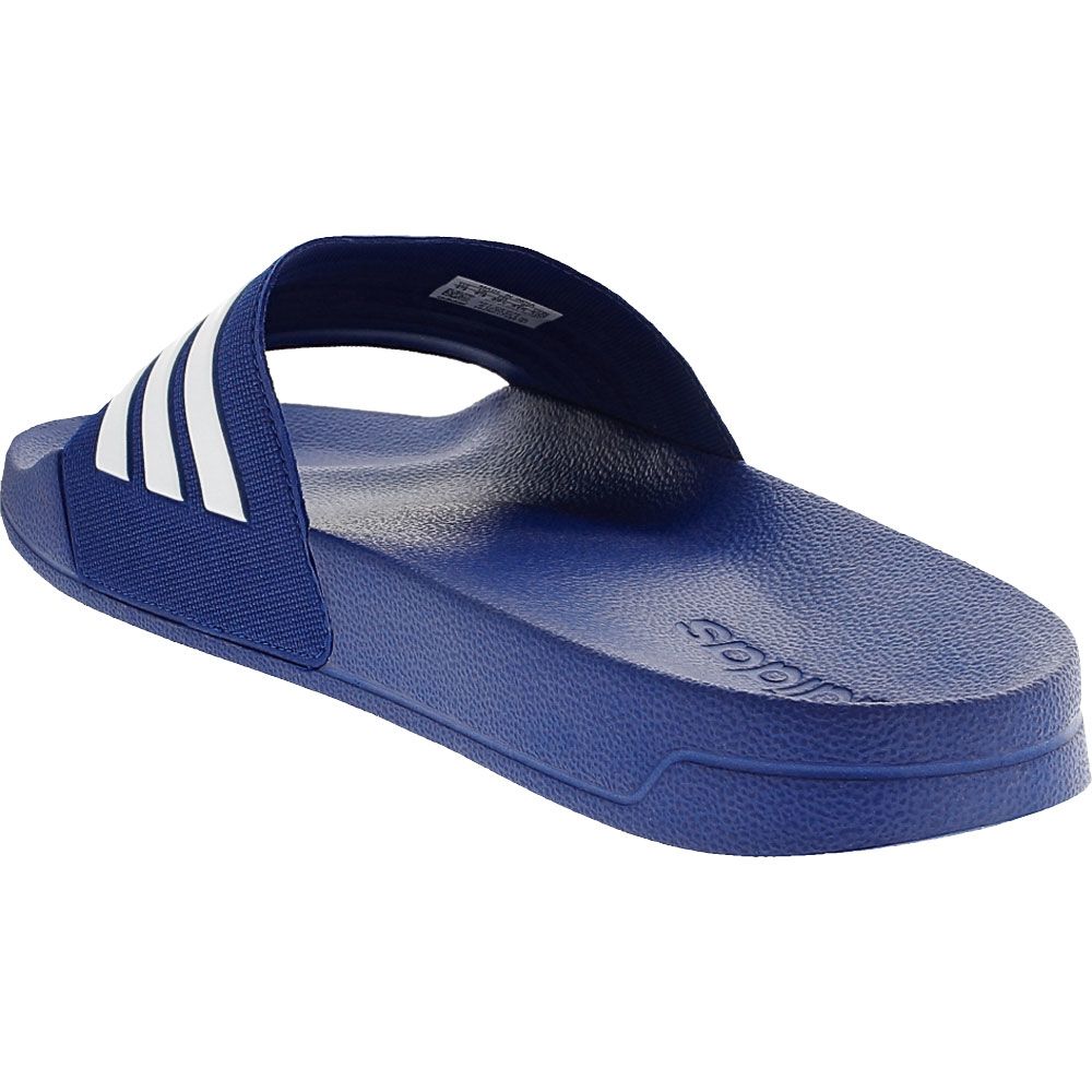 Adidas Adilette Shower Stripe Water Sandals - Mens Royal Back View