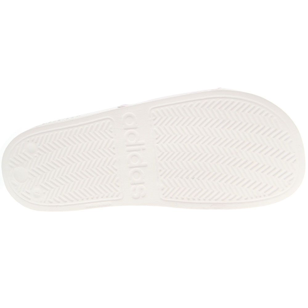 Adidas Adilette Shower Retro Sandals - Womens Almost Pink Acid Red White Sole View