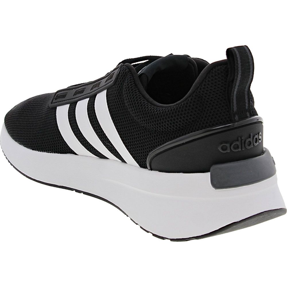 Adidas Racer Tr21 Running Shoes - Mens Black White Back View