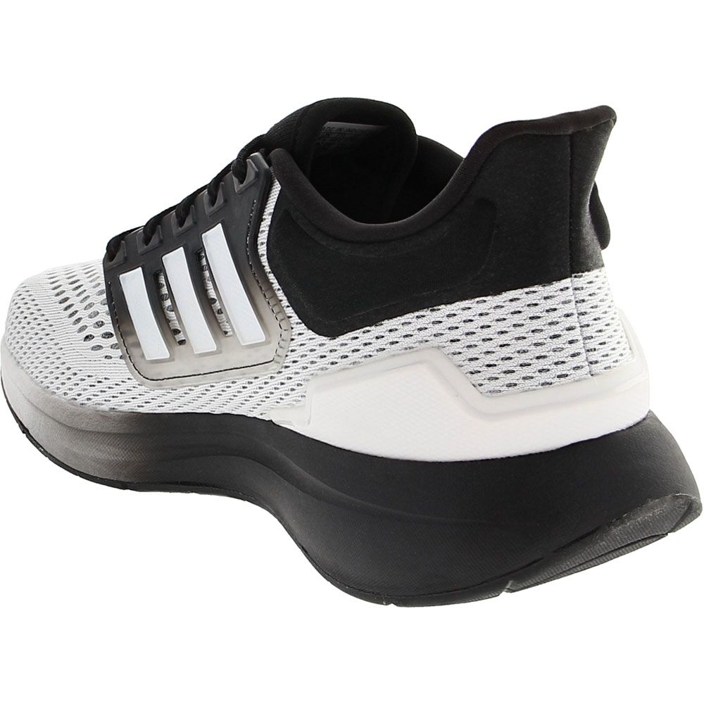 Adidas Eq21 Run Running Shoes - Mens White Black Back View