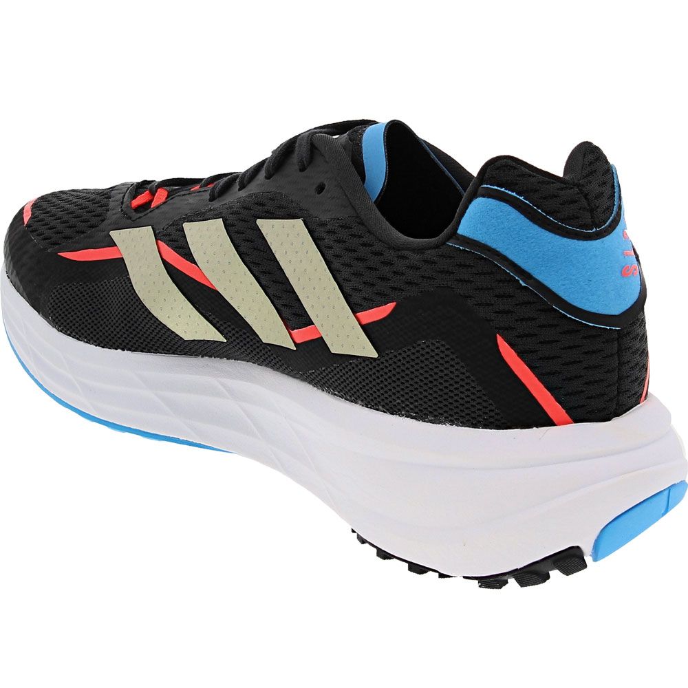 Adidas Sl20.3 Mens Running Shoes Carbon Grey Beige Pink Back View
