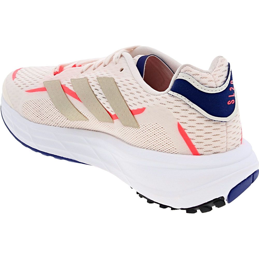 Adidas Sl20.3 Running Shoes - Womens Chalk White Beige Pink Back View