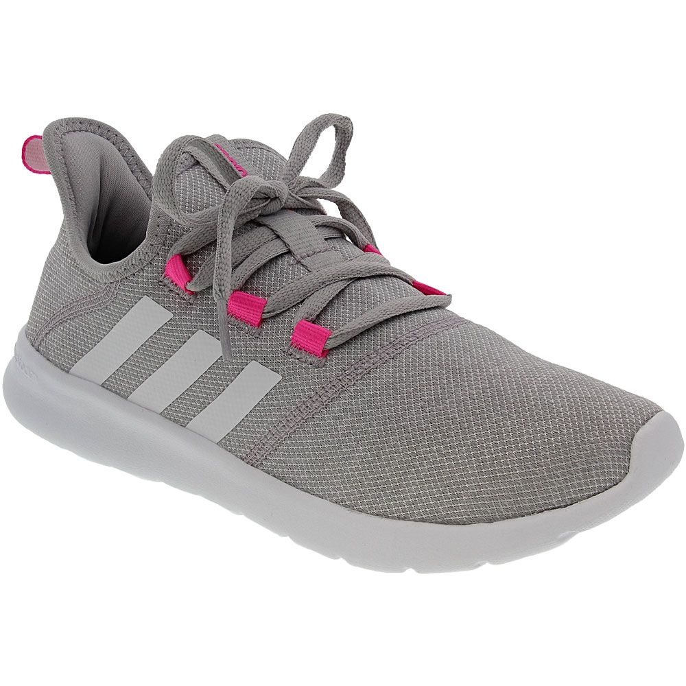 Adidas Cloudfoam Pure 2 Running Shoes - Womens Grey White Pink