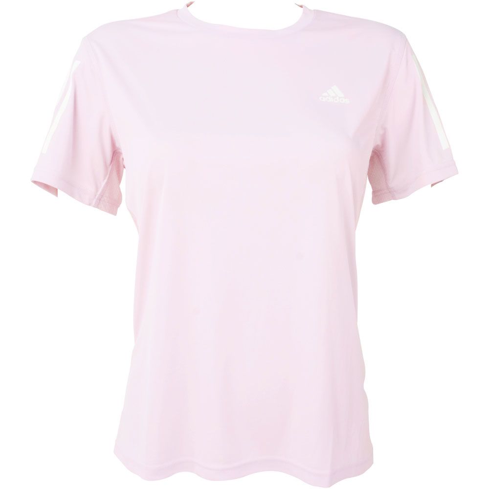 Adidas On The Run Tee T Shirt - Womens Almost Pink