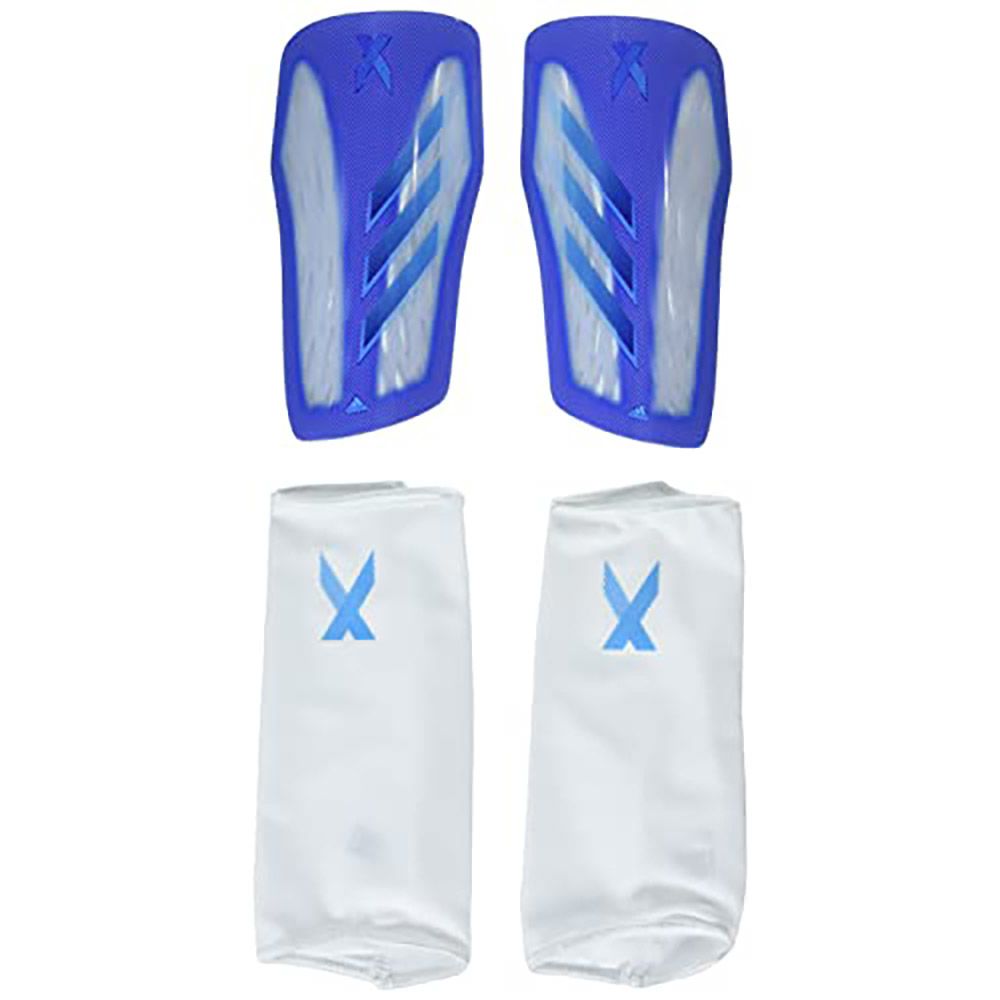 Adidas X Sg League Shin Guards White Blue View 3