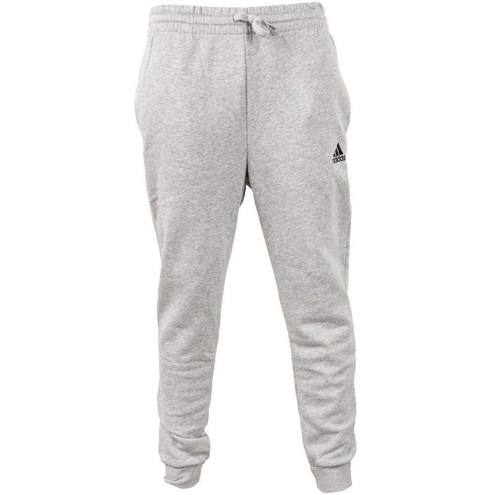 Adidas Essential Fleece Regular Tapered Pants - Mens Grey Heather