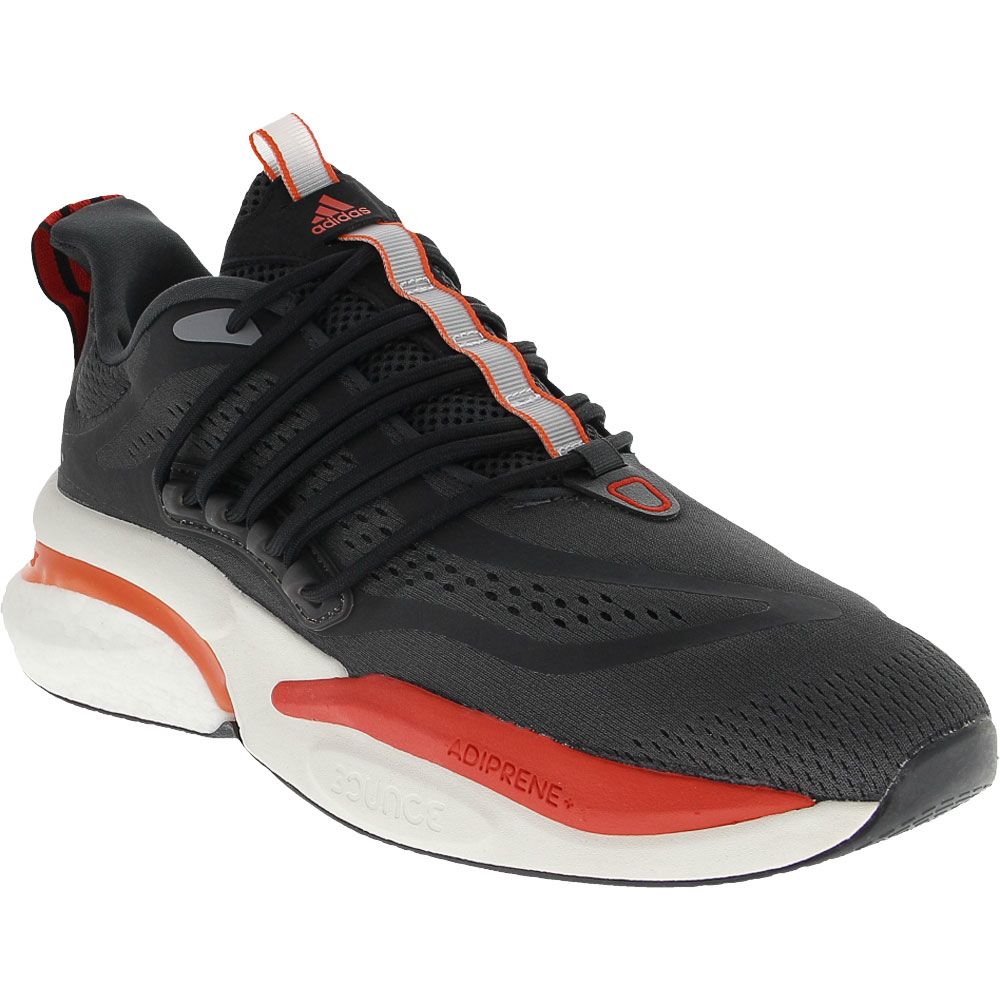 Adidas Alphaboost 1 Running Shoes - Mens Black Red