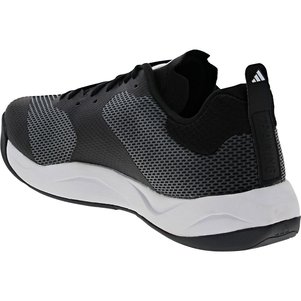 Adidas Rapid Move Training Shoes - Mens Black Grey Back View