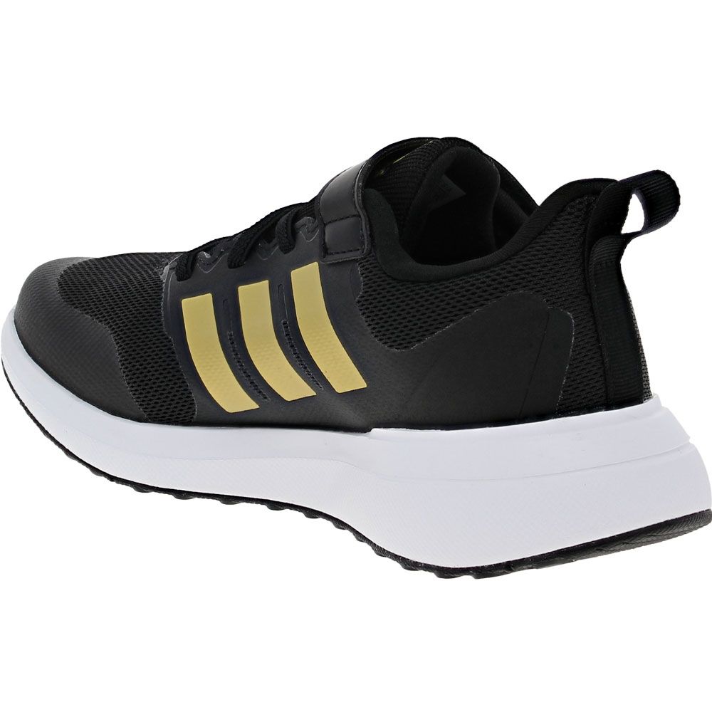 Adidas Fortarun 2 Yth Running - Boys | Girls Black Gold White Back View