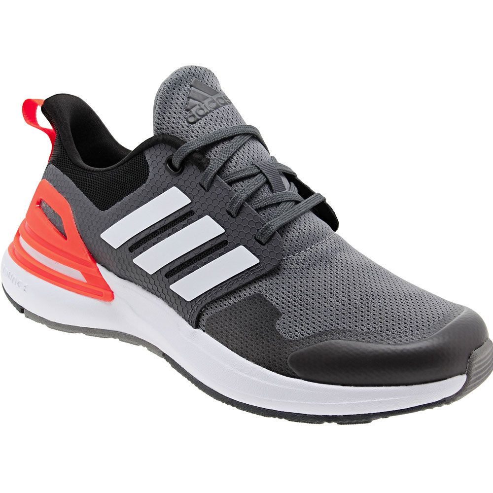 Adidas Rapidasport K Running - Boys Grey Red Black