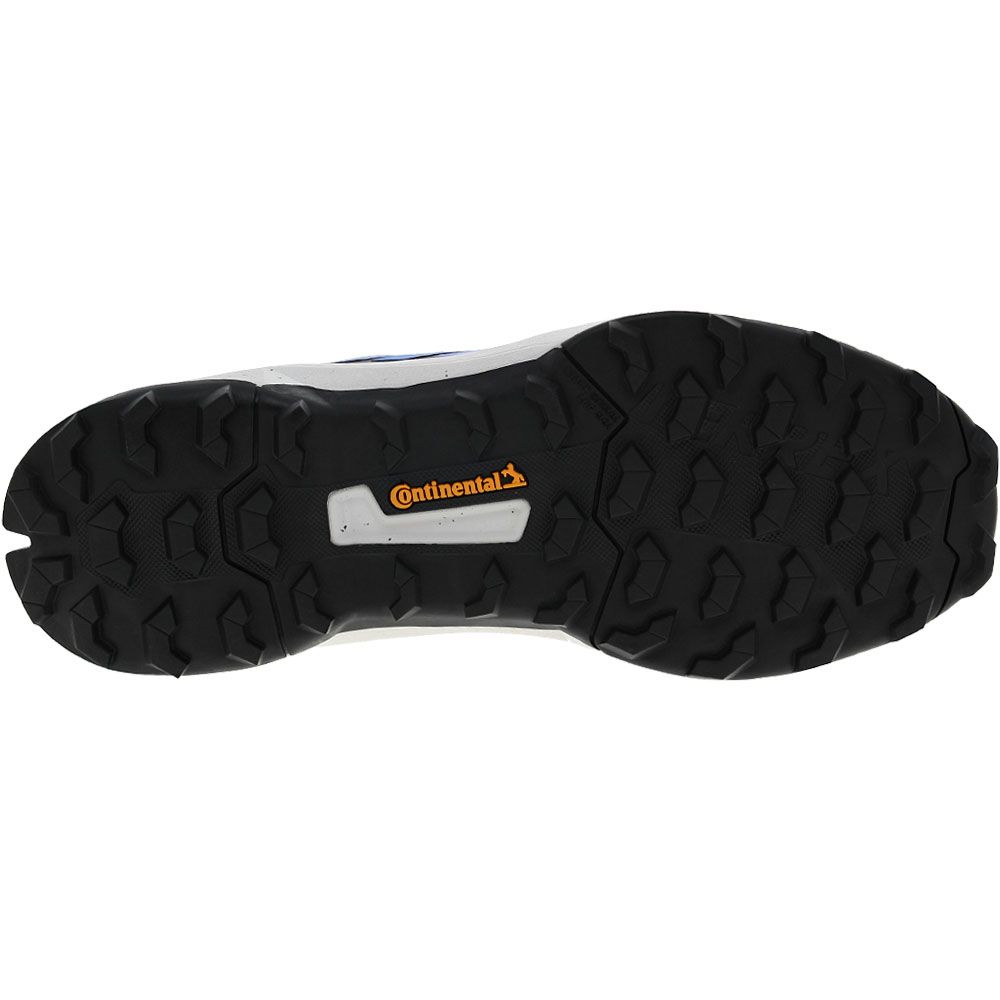 Adidas Terrex Ax4 Hiking Shoe - Mens Silver Violet Blue Black Sole View