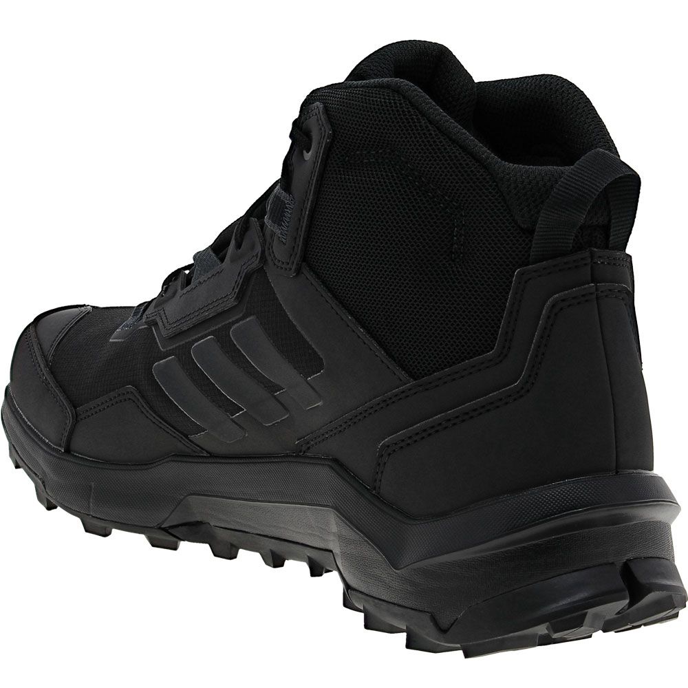 Adidas Terrex Ax4 Mid Gore-Tex Hiking Boots - Mens Black Back View