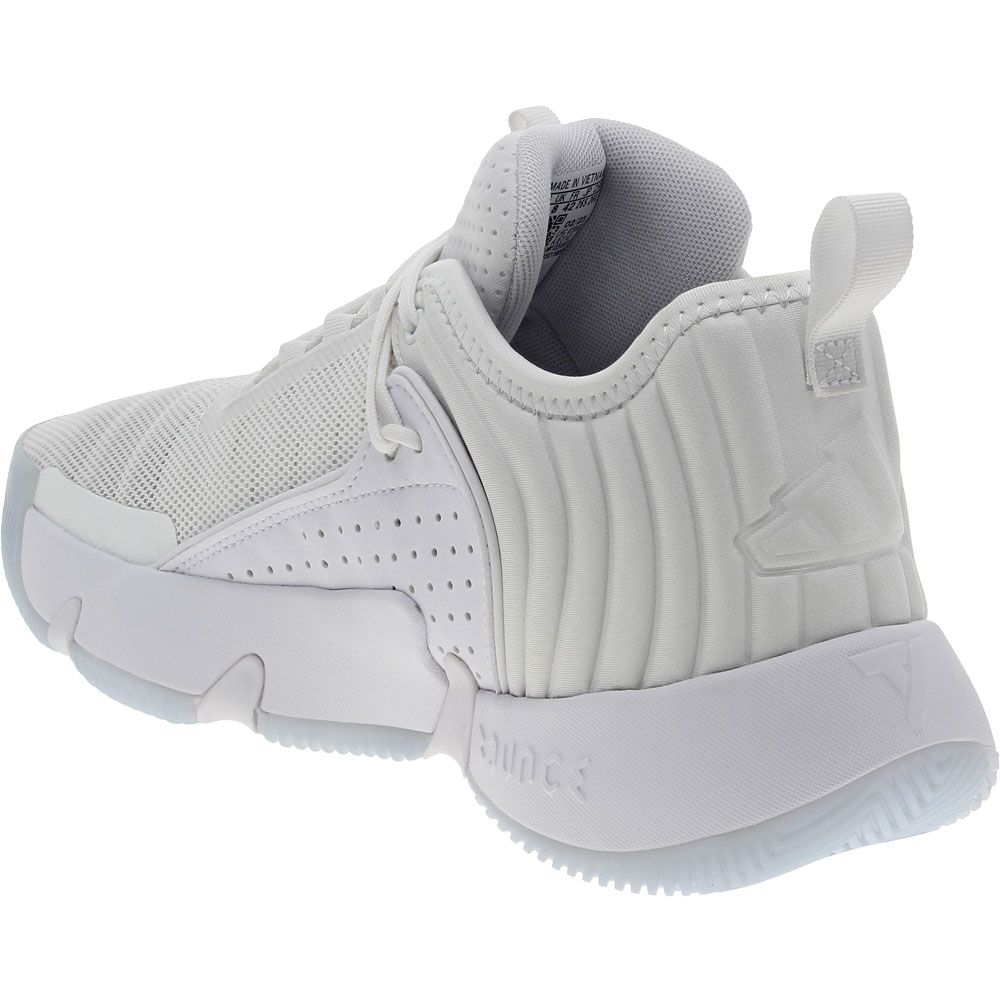 Adidas Trae Unlimited Basketball Shoes - Mens White Grey Back View