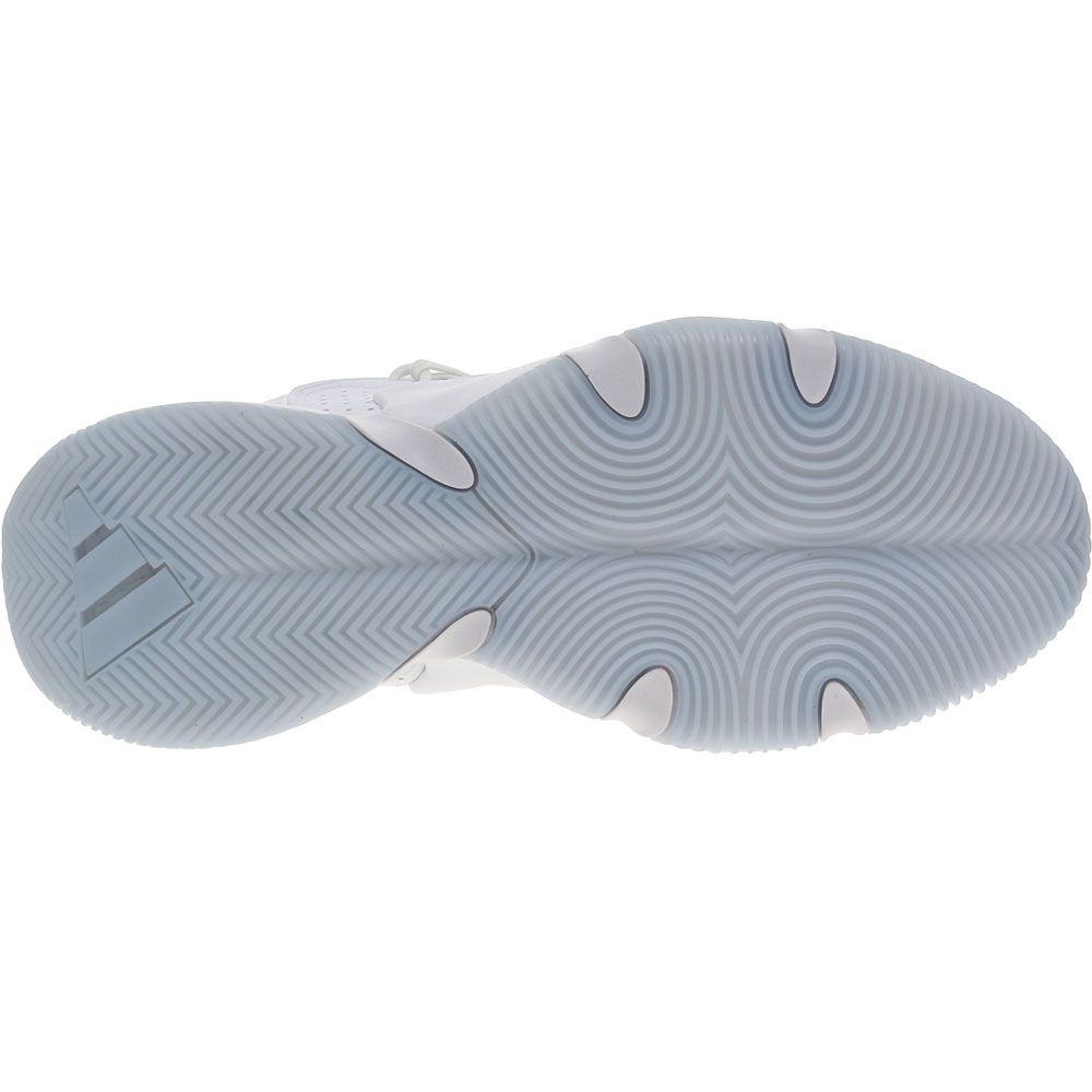 Adidas Trae Unlimited Basketball Shoes - Mens White Grey Sole View