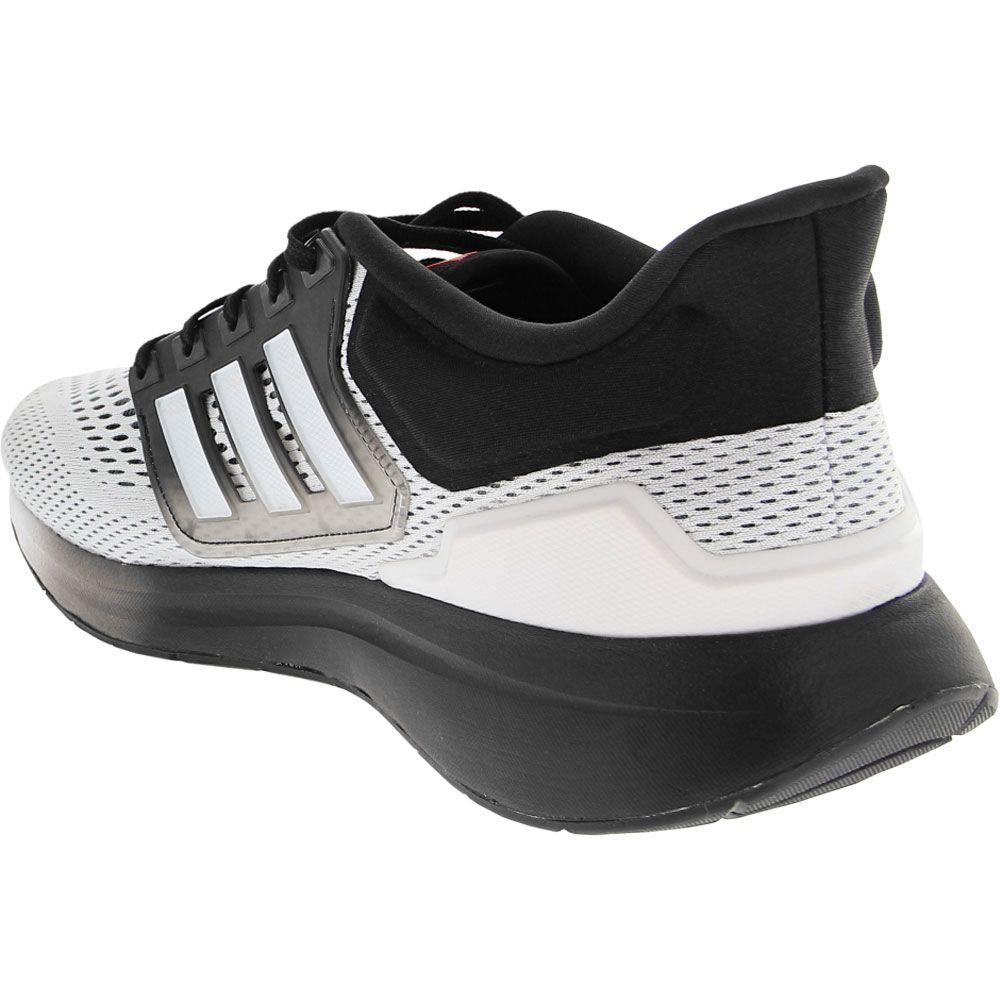 Adidas Eq21 Run M Running Shoes - Mens White Black Back View