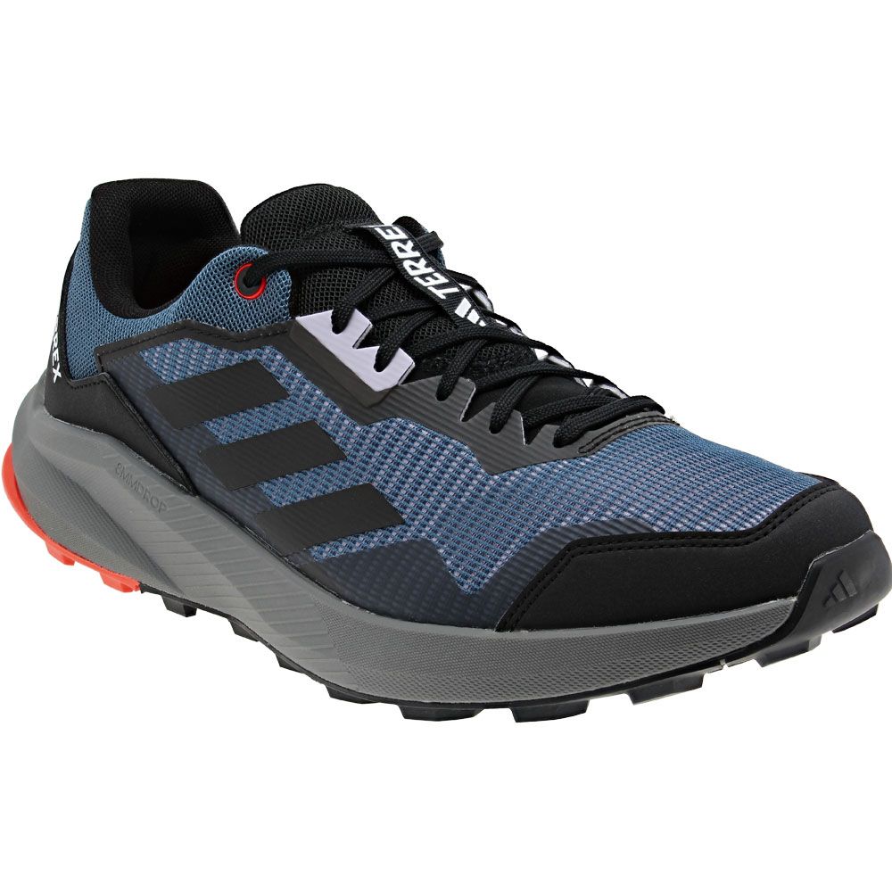Adidas Terrex Trailrider Trail Running Shoes - Mens Grey Blue Orange