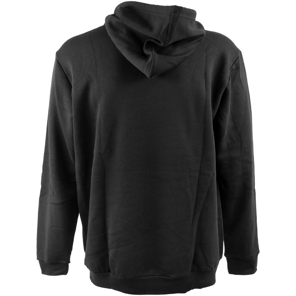 Adidas Essential Big Logo Fleece Sweatshirt - Mens Black White View 2