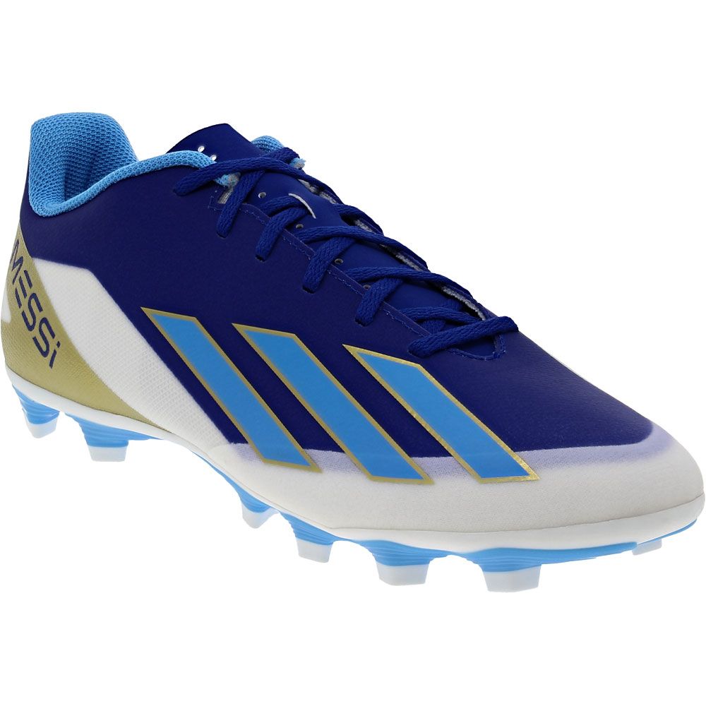 Adidas X Crazyfast Messi Club Outdoor Soccer Cleats - Mens Blue White
