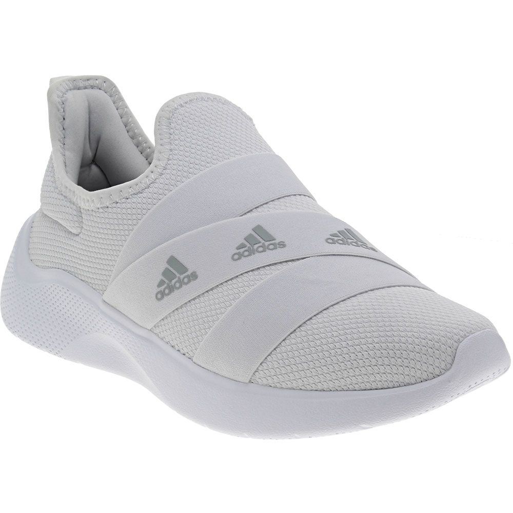 Adidas Puremotion Adapt Slip On Running Shoes - Womens White