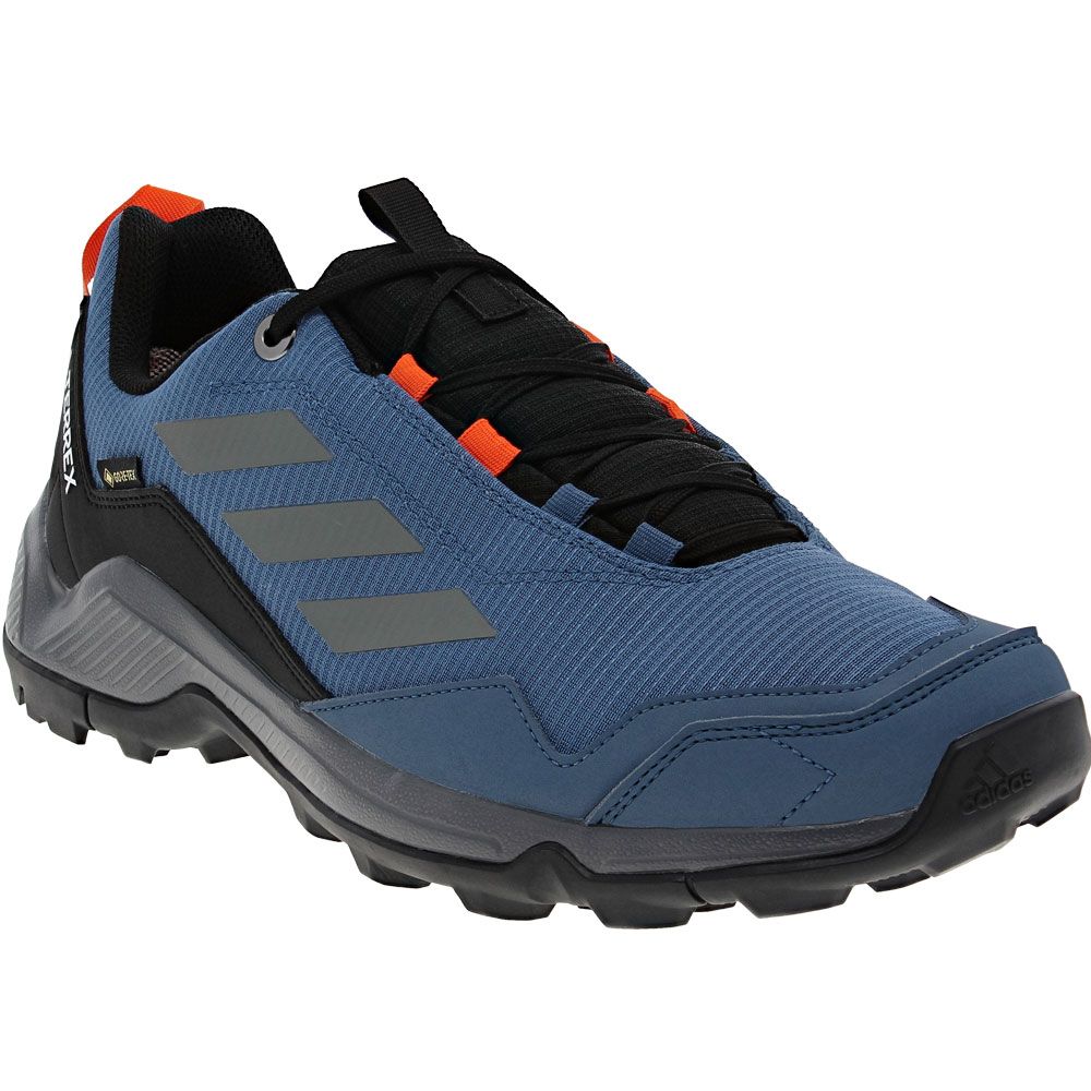 Adidas Terrex Eastrail GTX Hiking Shoes - Mens Blue Grey Orange