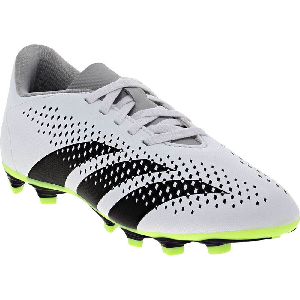 Adidas Predator Accuracy 4 FxG Youth Outdoor Soccer Cleats White Black