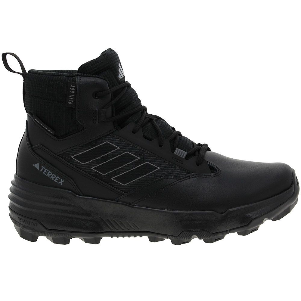 Adidas Terrex Unity Lea Mid Hiking Boots - Mens Black