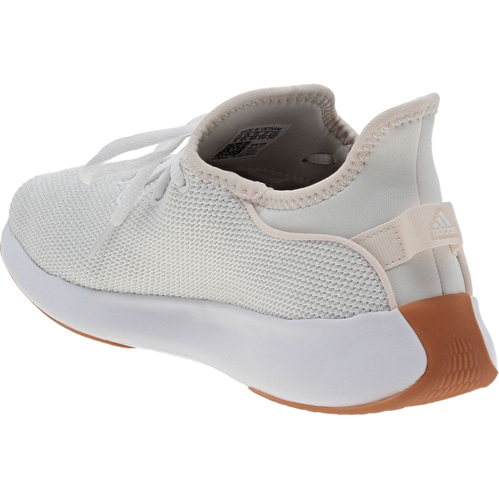 Adidas Cloudfoam Pure SPW Running Shoes - Womens Cloud White Chalk Back View
