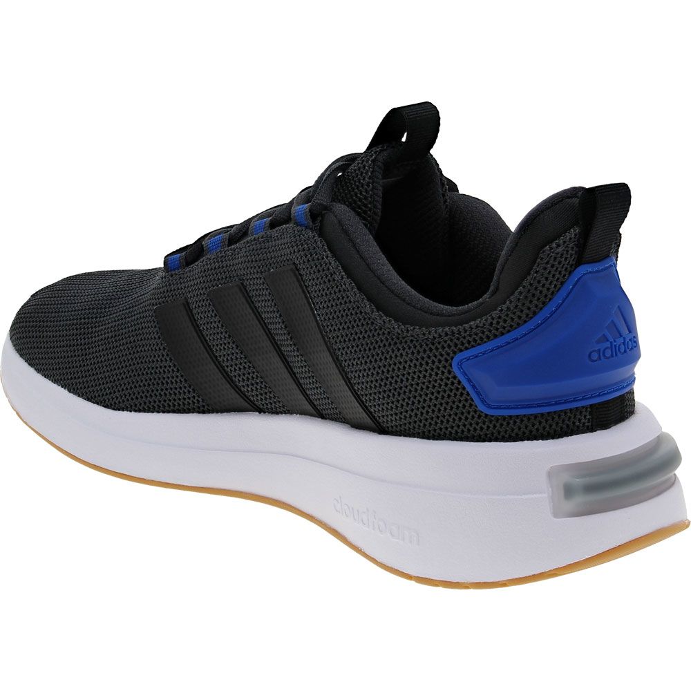 Adidas Racer Tr23 Running Shoes - Mens Carbon Black Blue Back View