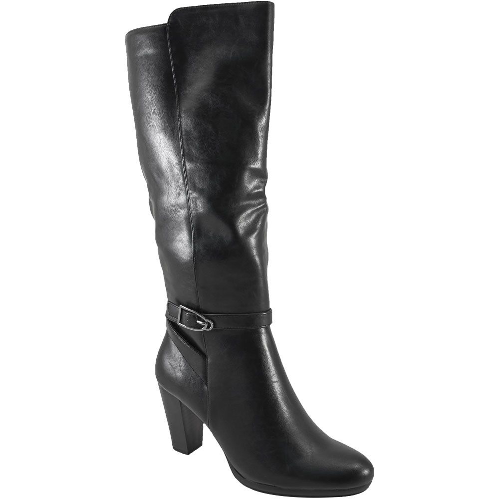 Andrew Geller Kora Tall Dress Boots - Womens Black